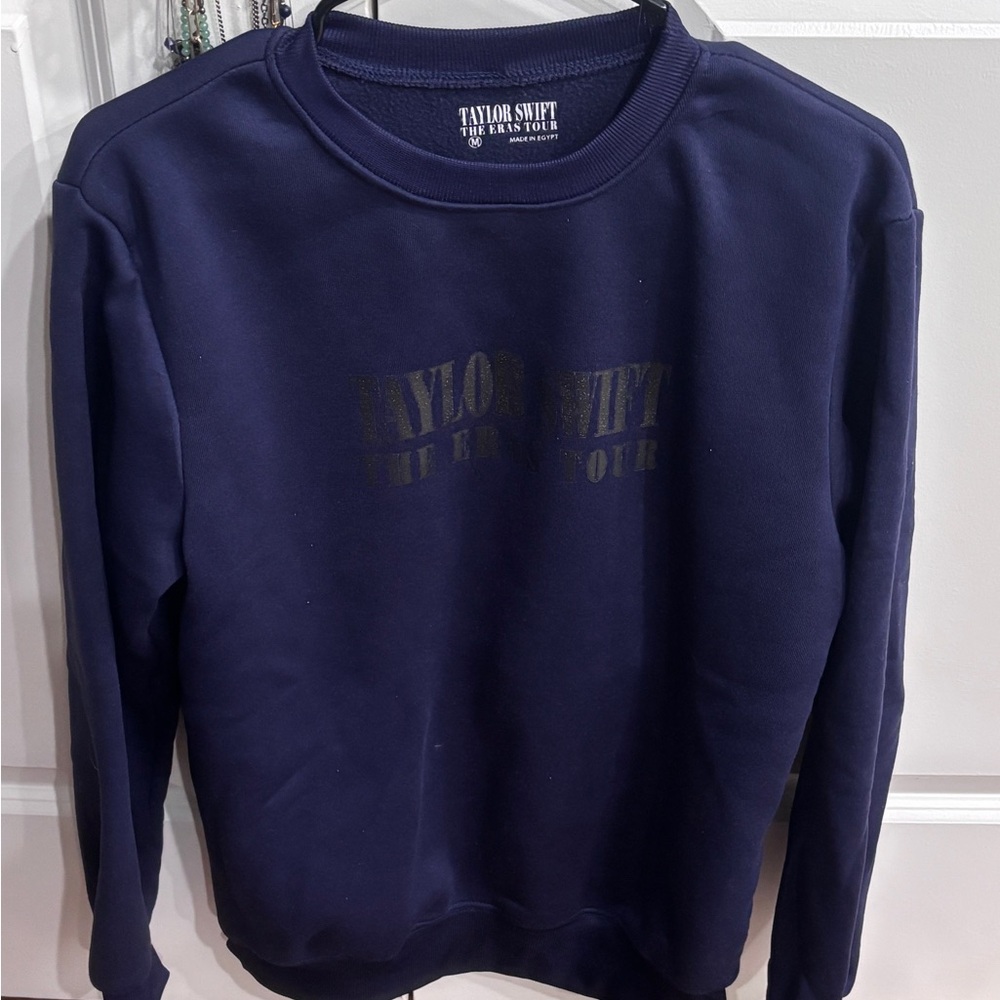 Taylor Swift Deep Blue Women’s  Crewneck Sweatshirt
